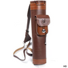 TOPARCHERY TRADITIONAL SHOULDER BACK QUIVER LEATHER