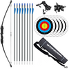 15LBS Youth TAKEDOWN BOW AND 6 ARROWS SET