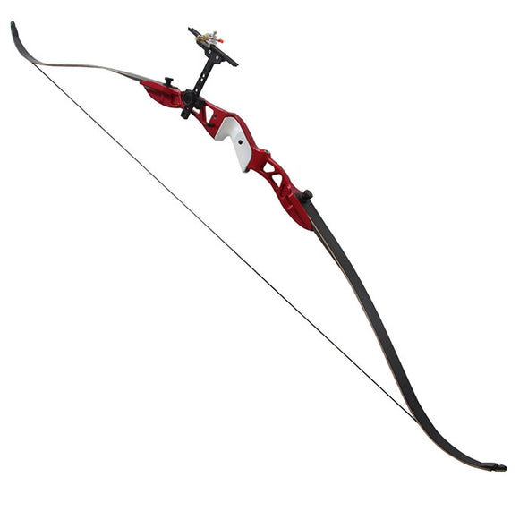 Beginner Archery Aluminum Takedown Recurve Bow Set 24lbs right handed