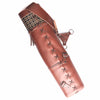 Leather back Quiver 53x13cm  with 3 Point Single shoulder strap archery bowhunting